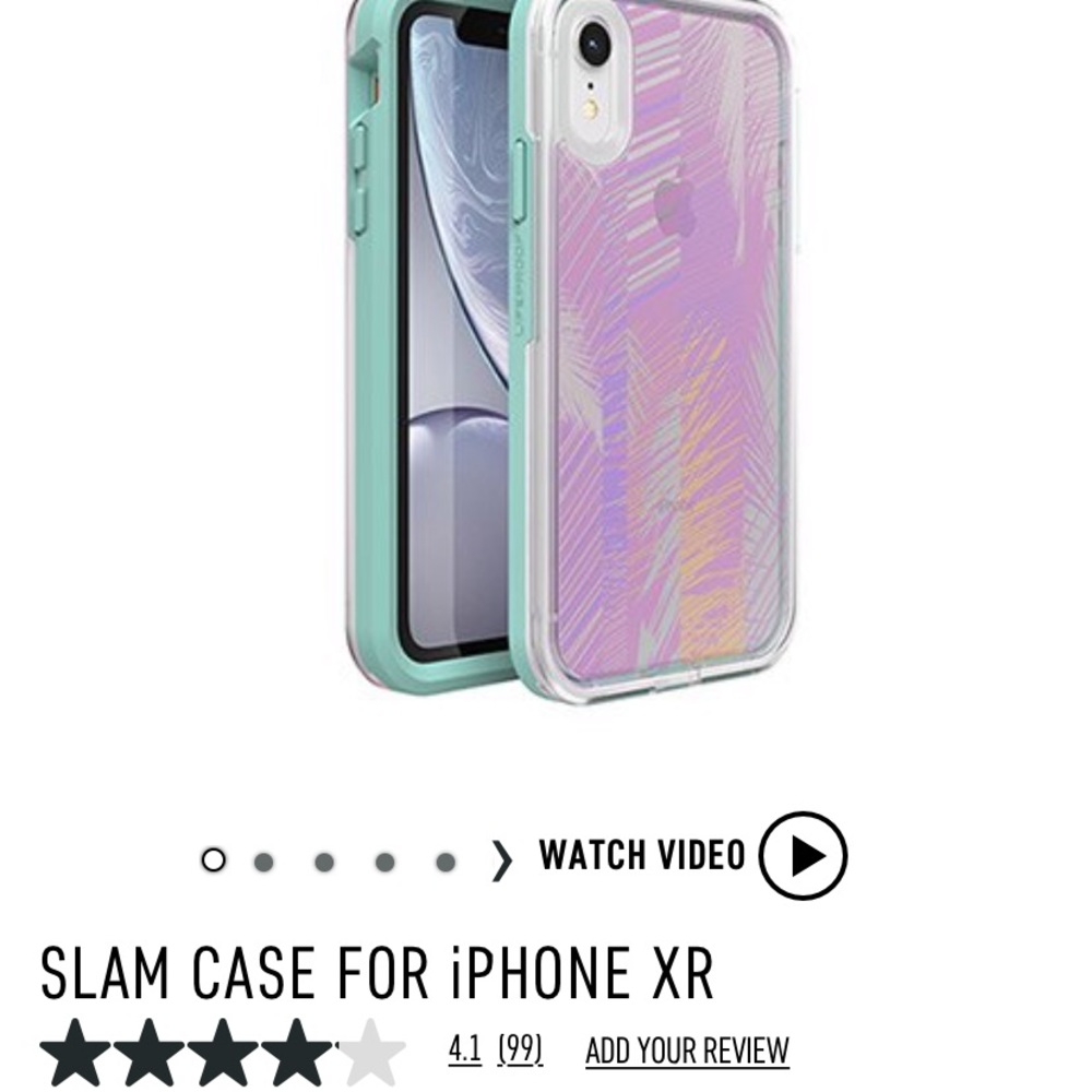 Lifeproof SLAM case for iPhone XR